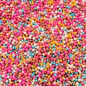 Tiny Rainbow Sugar Balls