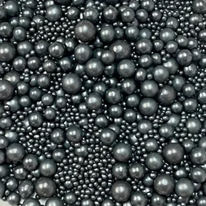 Metallic Sugar Balls Black