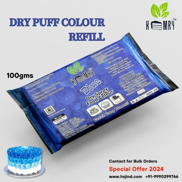 Blue Dry Food Color Pouch