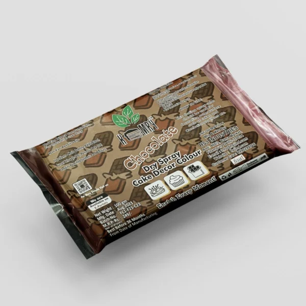 Brown Dry Food Color Pouch