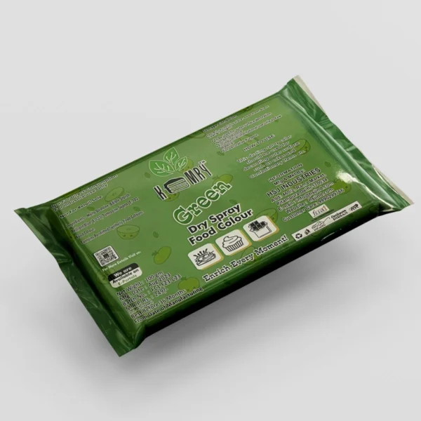 Green Dry Food Color Pouch