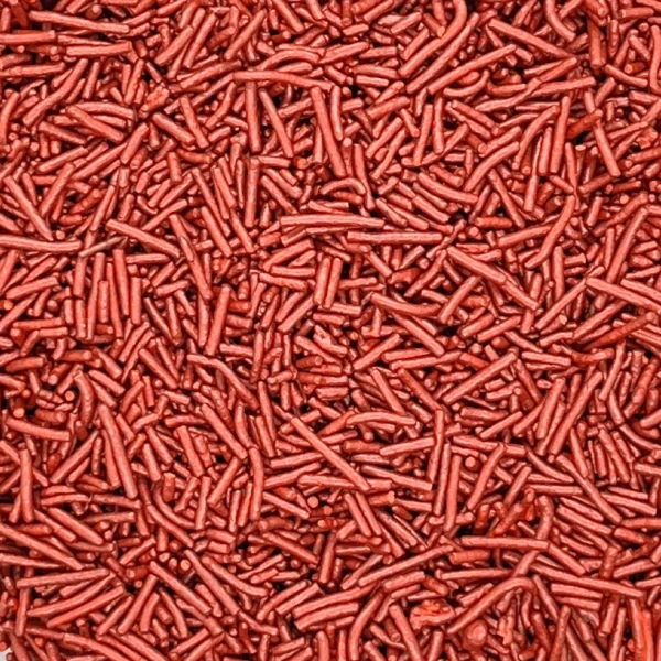 MAUVE RED Metallic Vermicelli Sprinkles