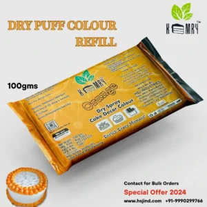 Orange Dry Food Color Pouch