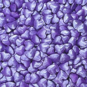 Purple Sugar Hearts