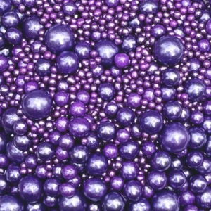 Purple sugar balls