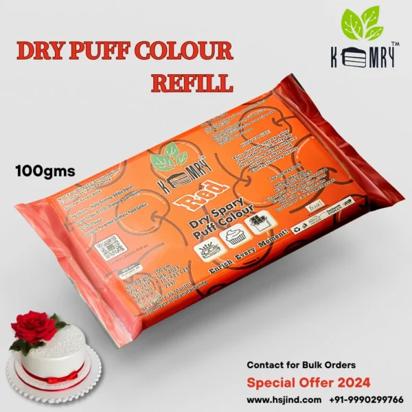 Red Dry Food Color Pouch