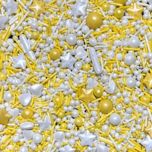 White Yellow Sprinkles Mix